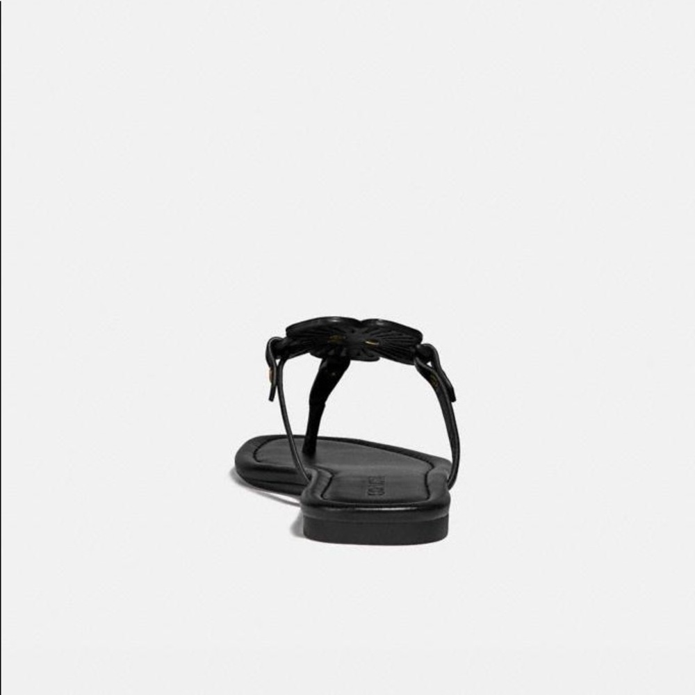 COACH JULIA SANDALS in black new in box women’s 7 - Picture 3 of 10